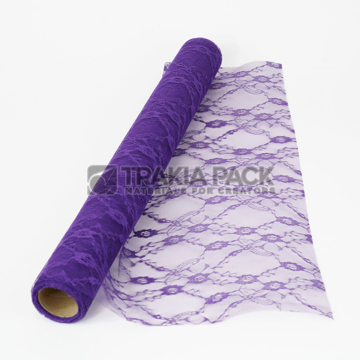 Ролка мрежа на розички перде 50см/4,5м - тъмно лилава