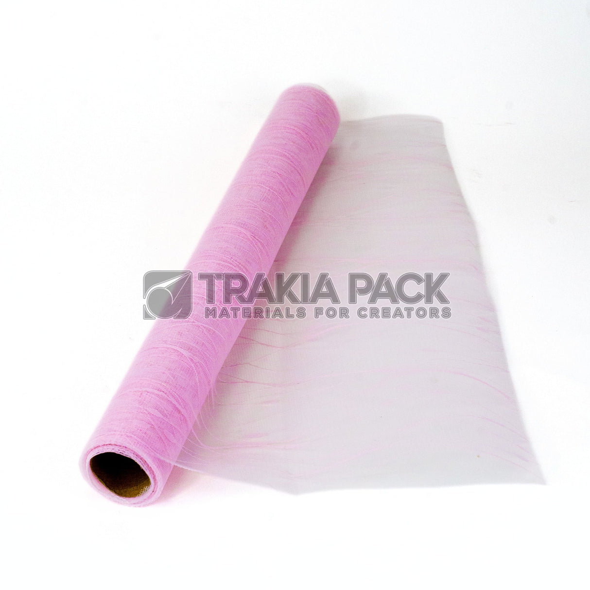 Ролка мрежа ленти 50см/4м - розова