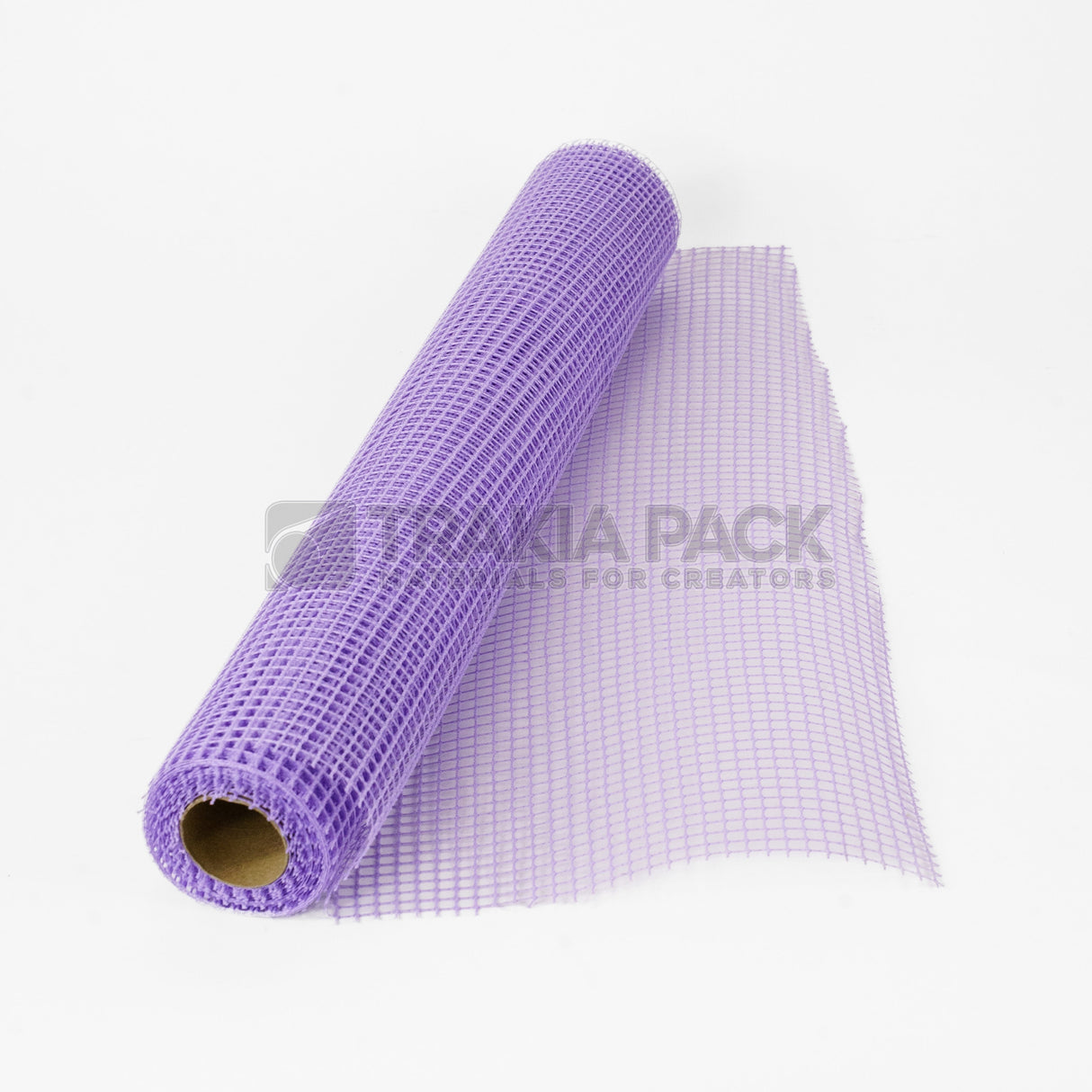 Ролка мрежа на квадрати 50см/4,5м - светло лилава