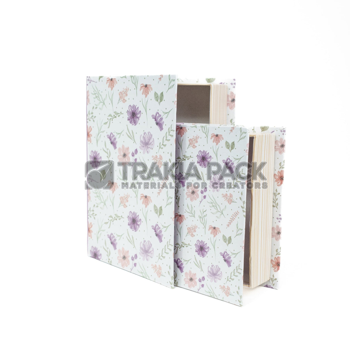 Кутии книга 2бр/15х12х4,5см - лилави