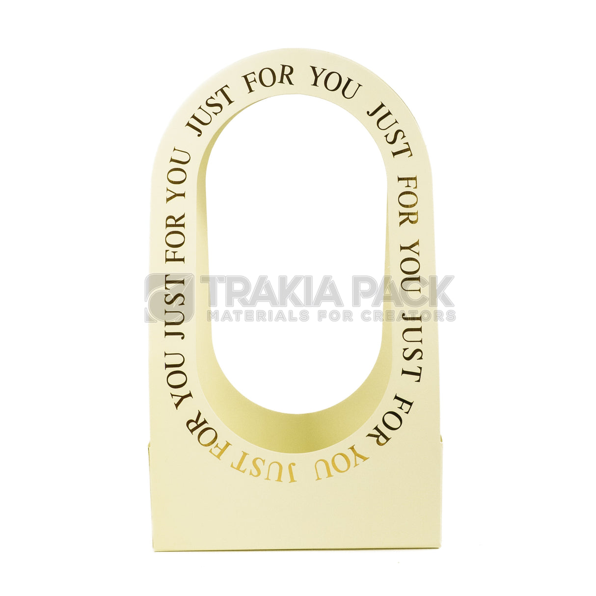 Хартиени чантички Just for you 10бр/22х12х38 - жълти