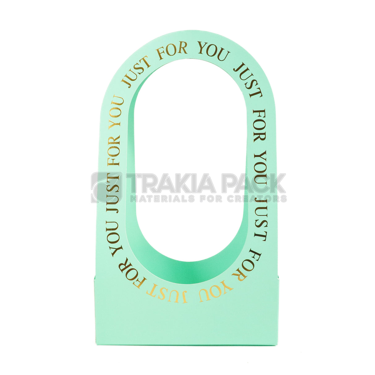 Хартиени чантички Just for you 10бр/22х12х38 - зелени