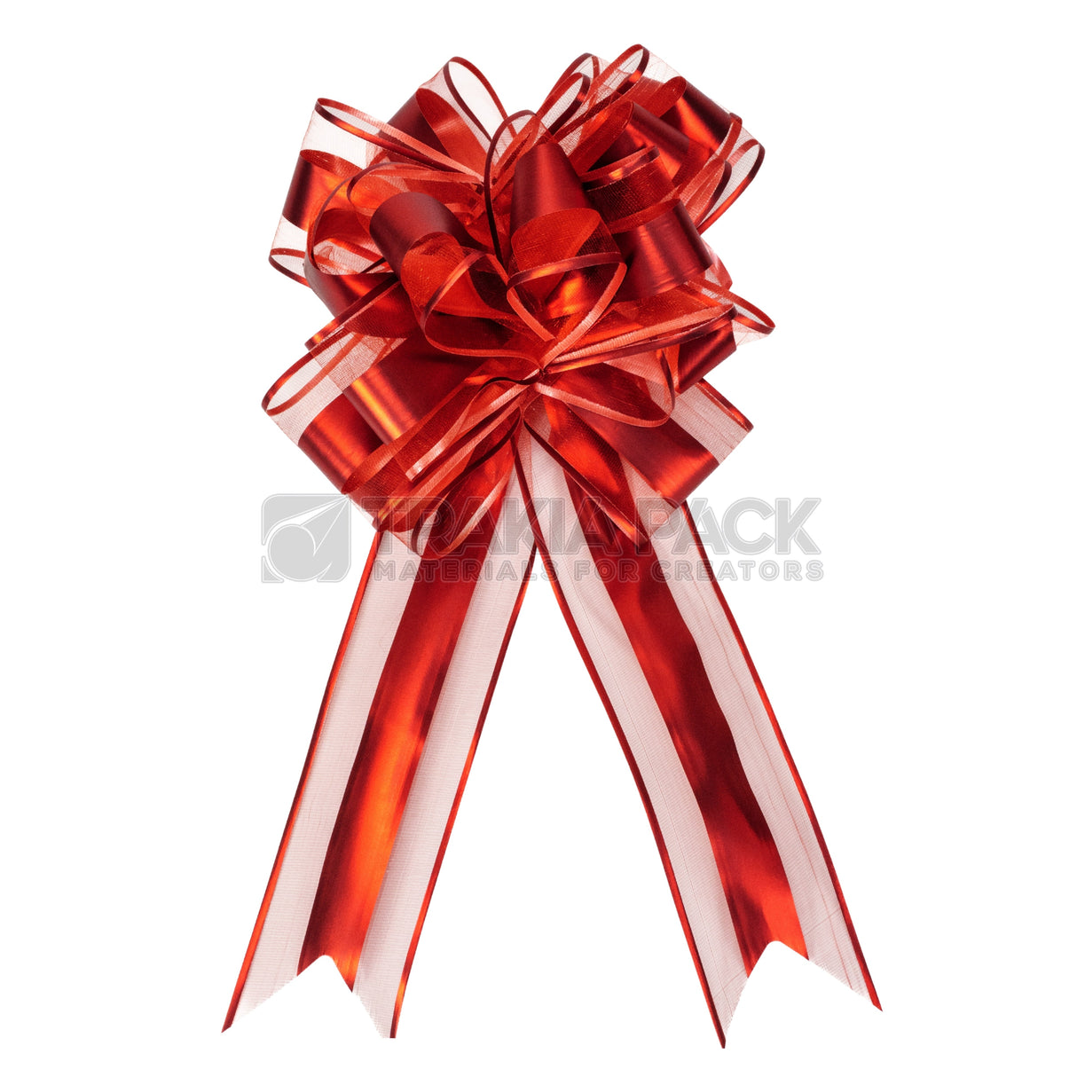 Големи панделки В - 10бр/6,4х170см - червени