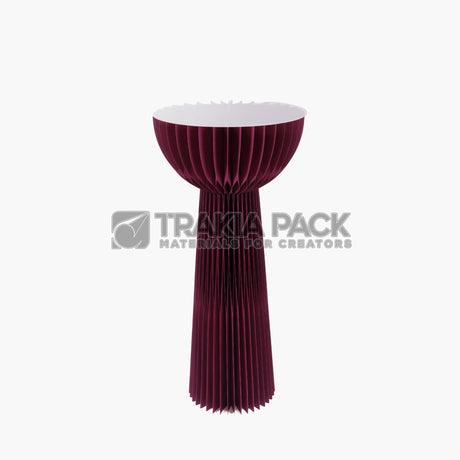 Сгъваема маса 80см/40см - бордо