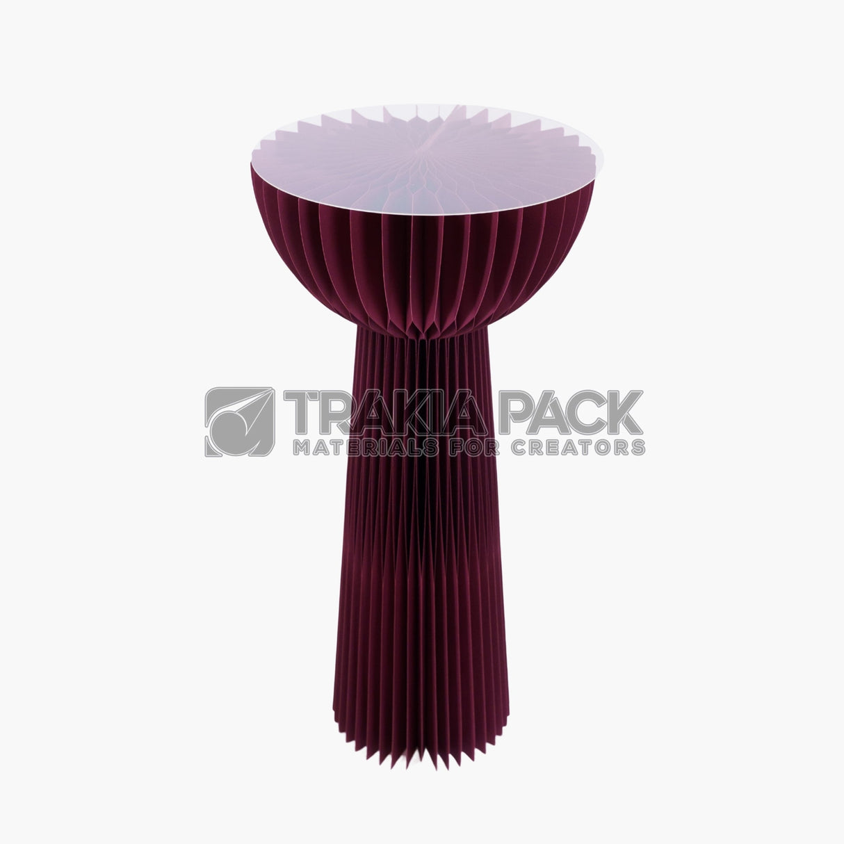 Сгъваема маса 100см/40см - бордо