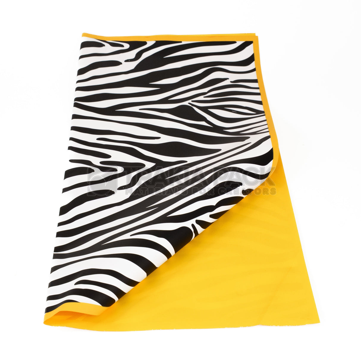 Целофан двустранен зебра 20бр/58х58см - оранжев