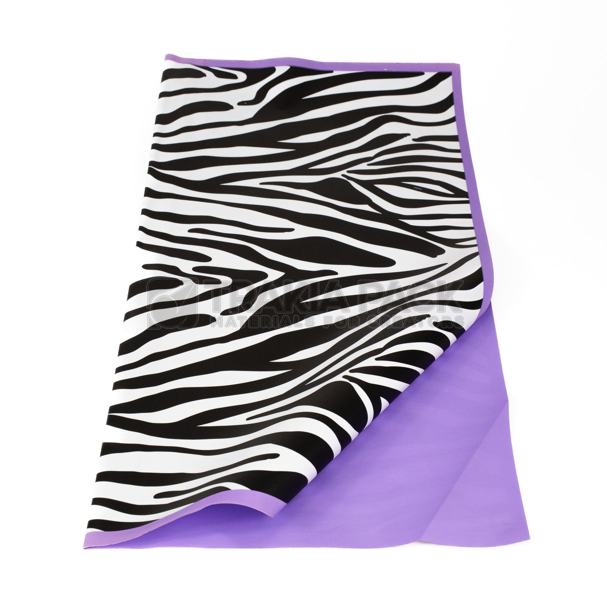 Целофан двустранен зебра 20бр/58х58см - лилав