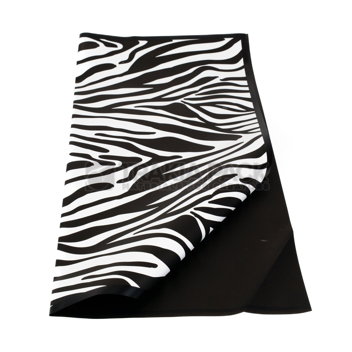 Целофан двустранен зебра 20бр/58х58см - черен