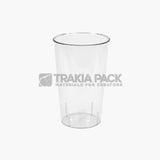 Прозрачна ваза за цветя плексигласова (подсилена) малка - 24х16х11,5см