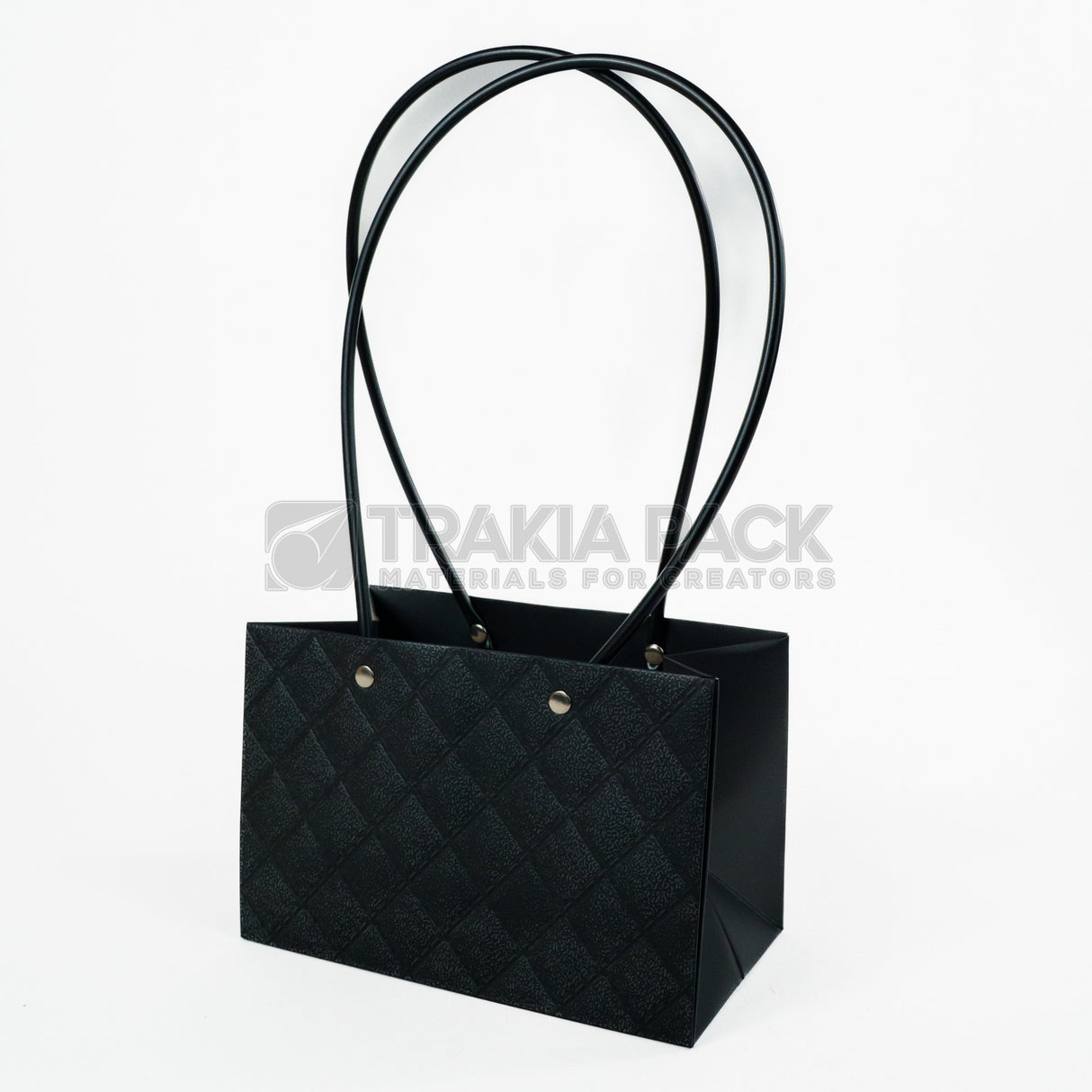 Чантички на ромбове 10бр/18х10х12см - черни