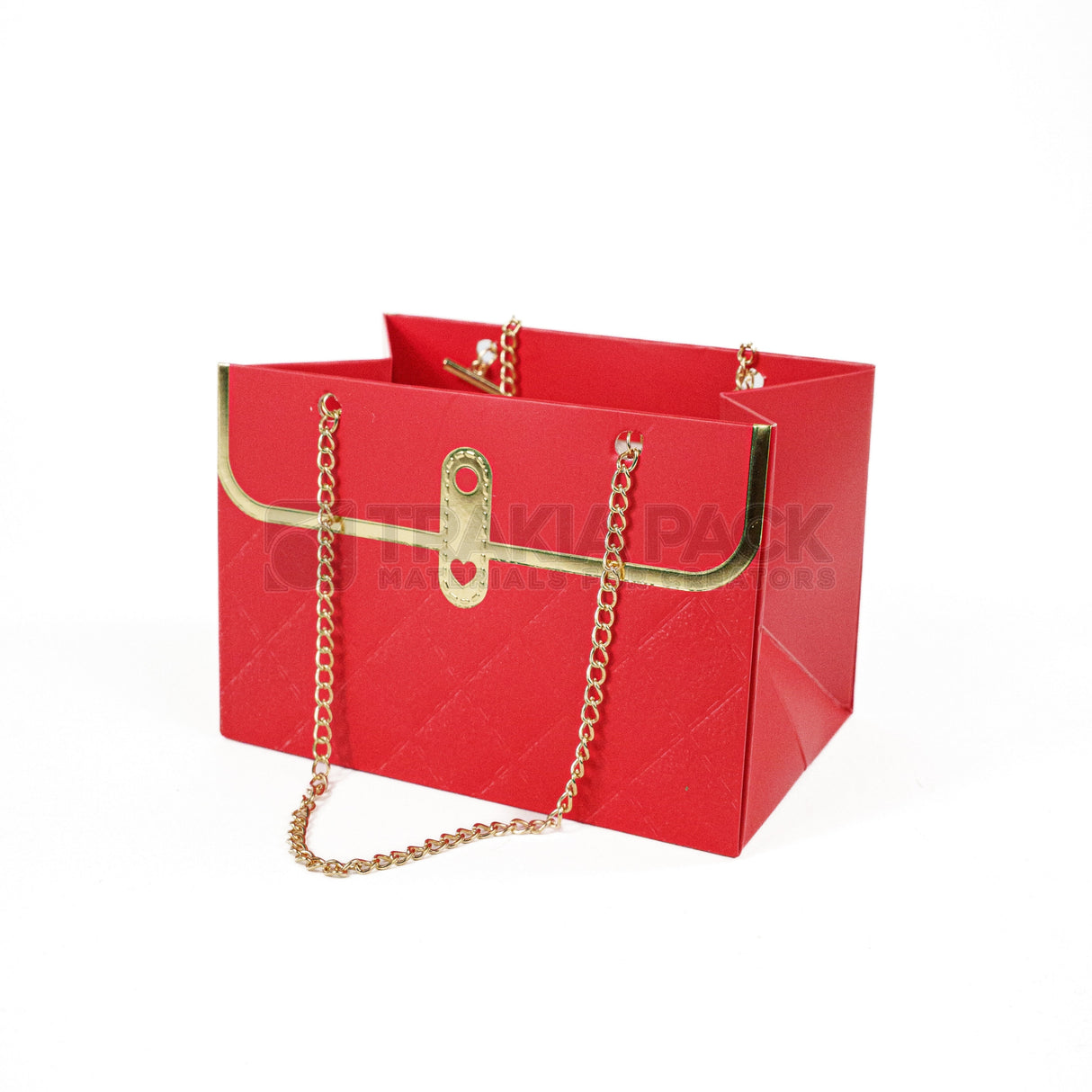 Чантички синджир 4бр/10х10,5х15см - червени