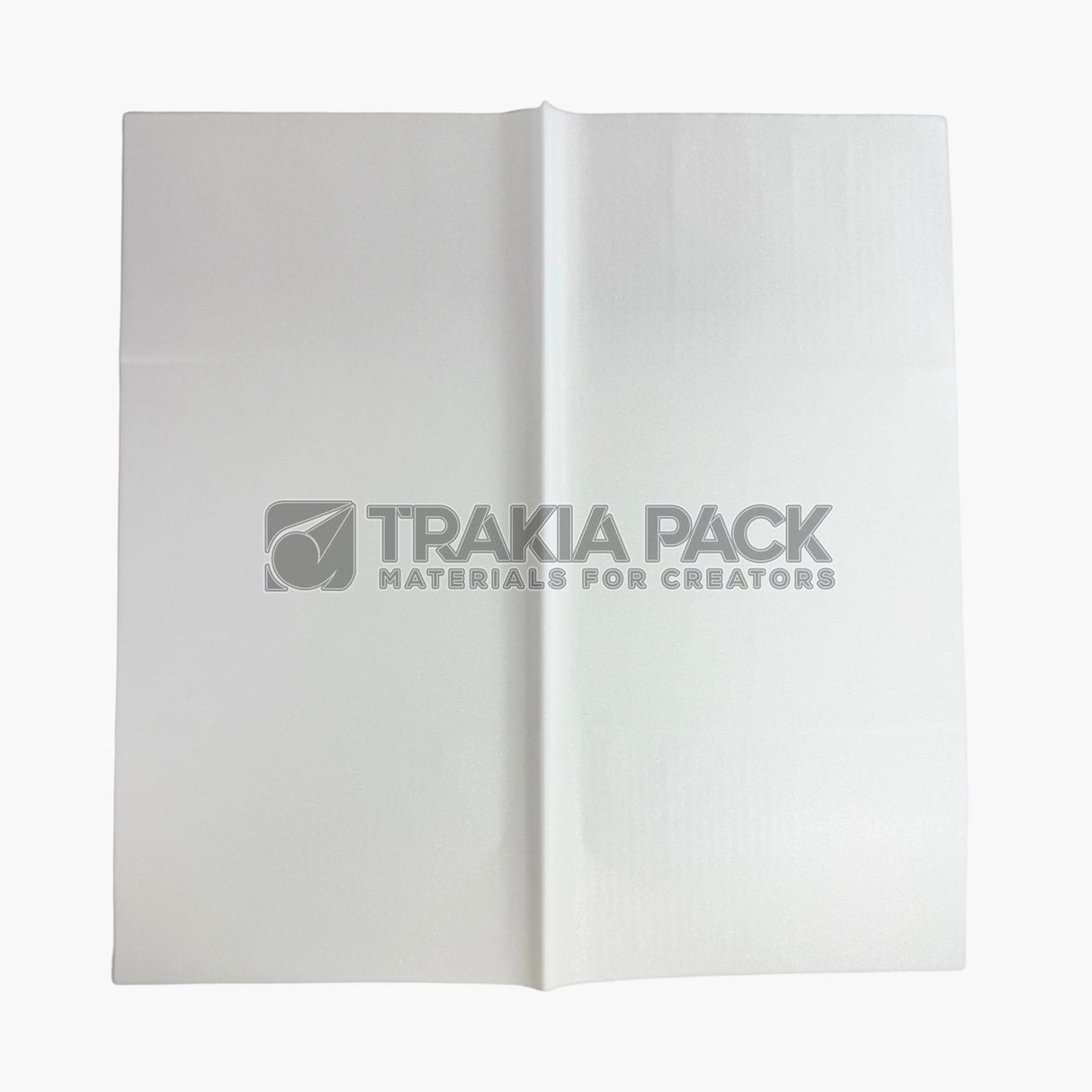 Целофан перлен преливащ - 58х58см/ 15бр - бял