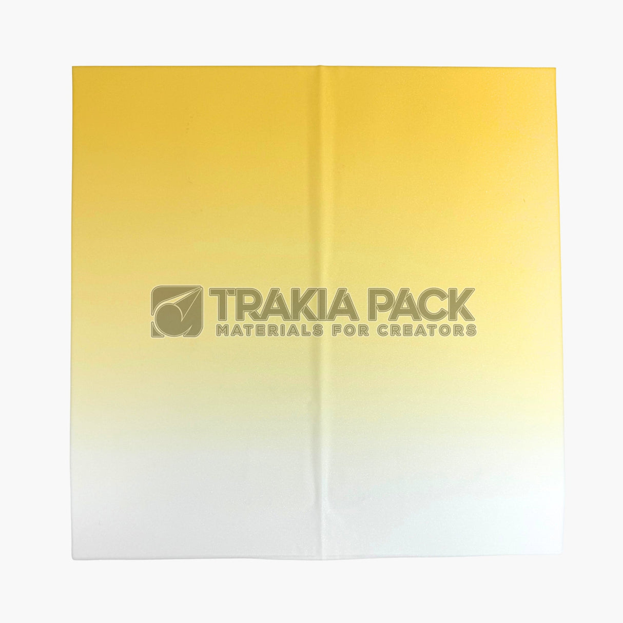 Целофан перлен преливащ - 58х58см/ 15бр - жълт