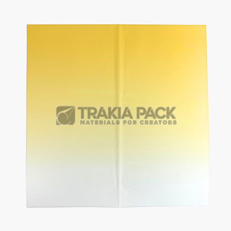 Целофан перлен преливащ - 58х58см/ 15бр - жълт