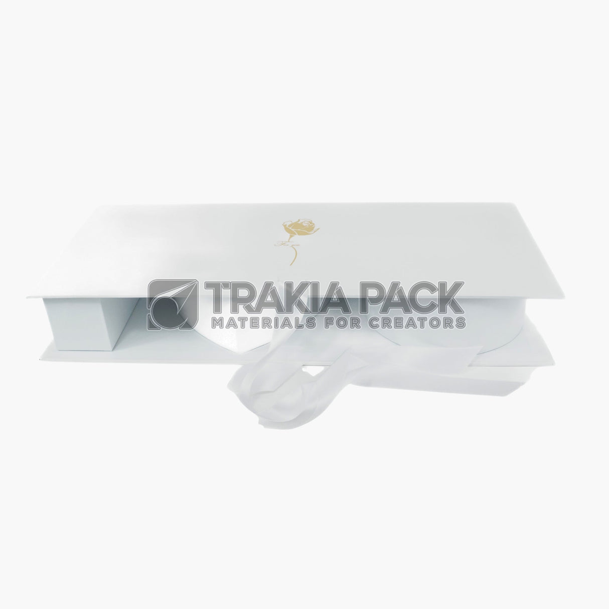 Кутия I LOVE U 45,5х19,5х7см - бяла