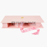 Кутия I LOVE U 45,5х19,5х7см - розова