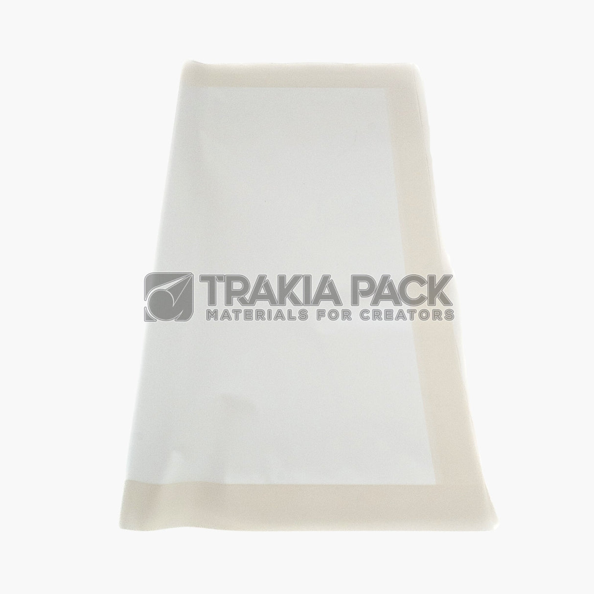 Целофан с широк кант - 58х58см/ 20бр - бял