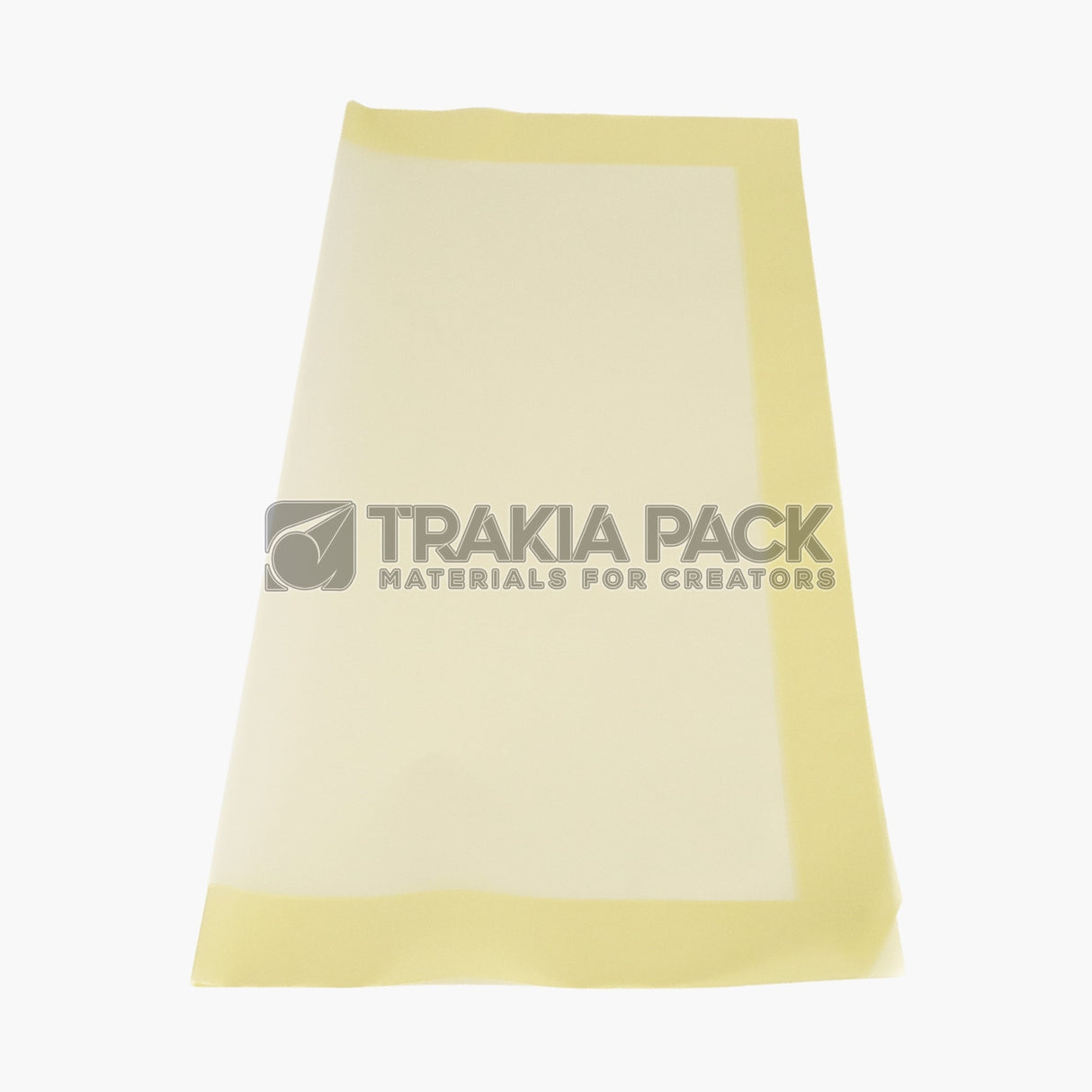 Целофан с широк кант - 58х58см/ 20бр - жълт