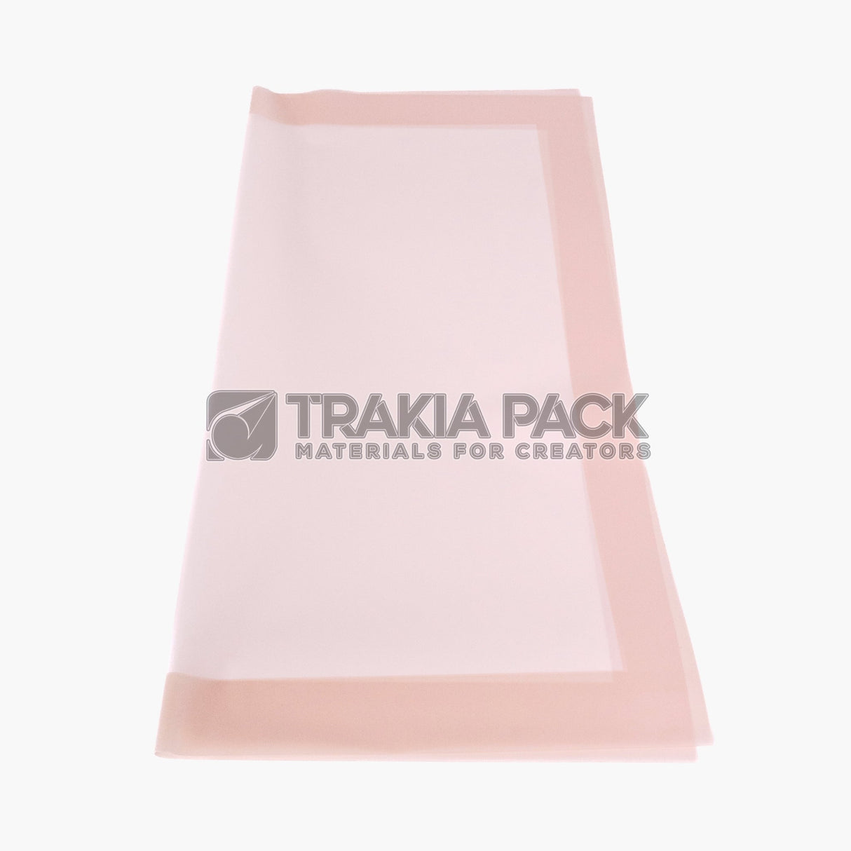 Целофан с широк кант - 58х58см/ 20бр - розов