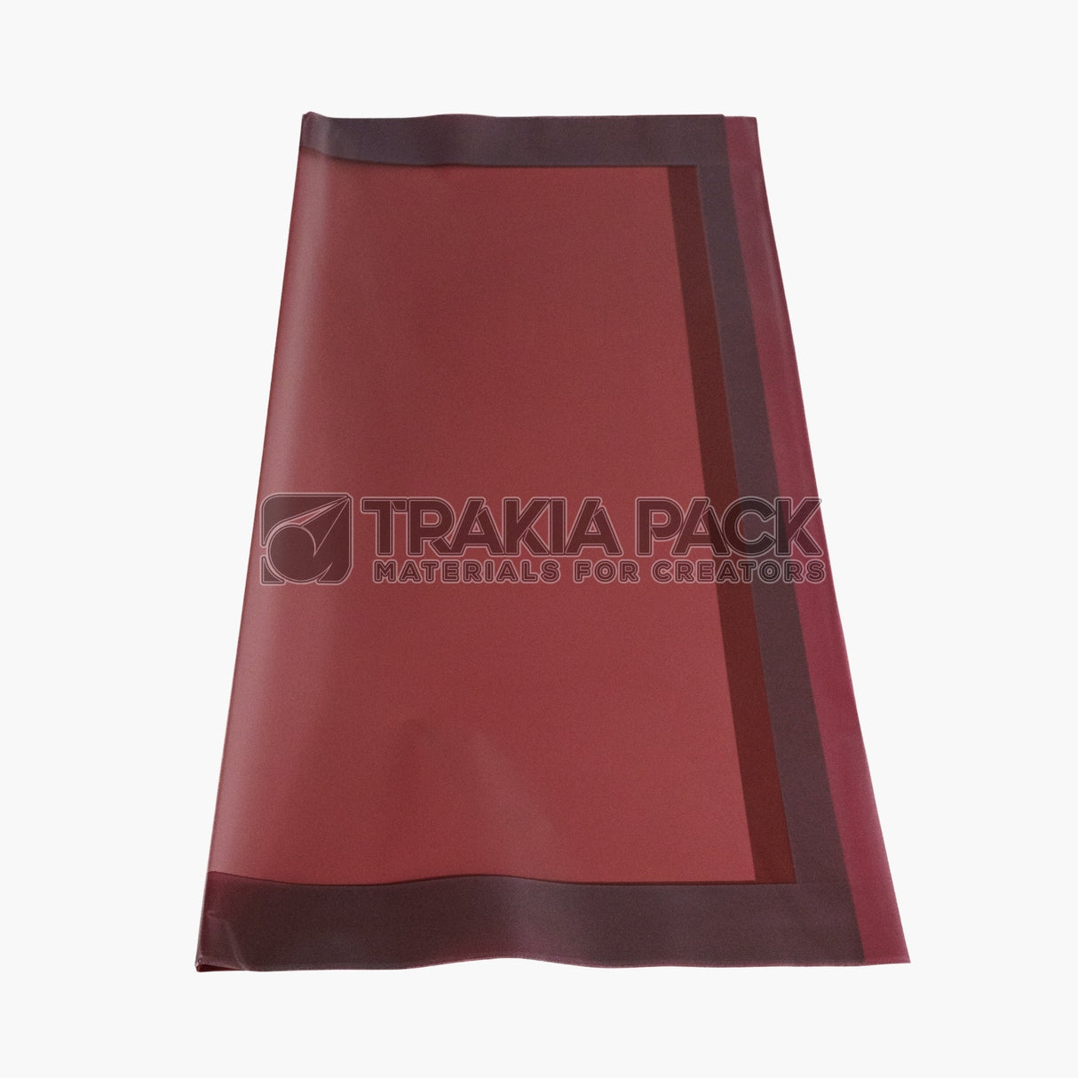 Целофан с широк кант - 58х58см/ 20бр - бордо