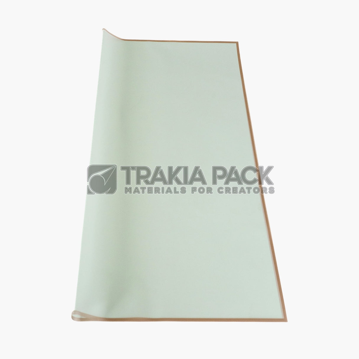 Целофан със златен кант - 58х58см/ 20бр - пастелно зелено