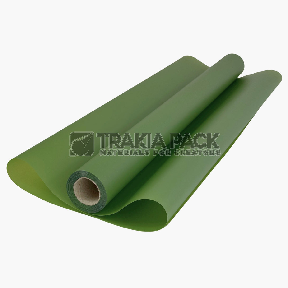 Целофан мат/ролка - 58см х 20м - зелен