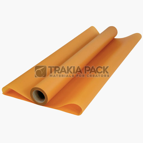 Целофан мат/ролка - 58см х 20м - оранжев