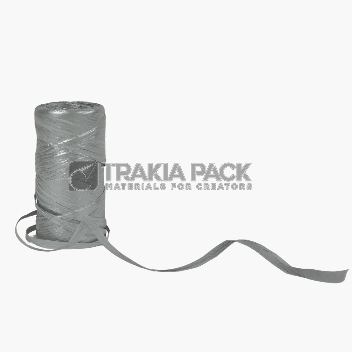 Рафия на ролка 100м - сребърна