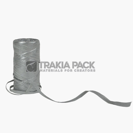 Рафия на ролка 100м - сребърна