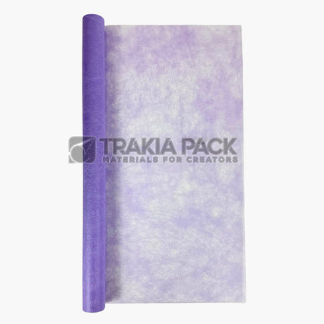 Луксозна опаковка металик на ролка - 60см/9м - лавандула