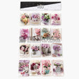 Картички FLOWERS сет/ 128бр - 6,7x9,4см